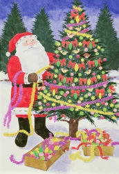 Weihnachtsmanns Bäume